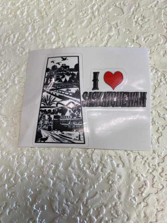 I HEART SASK STICKER