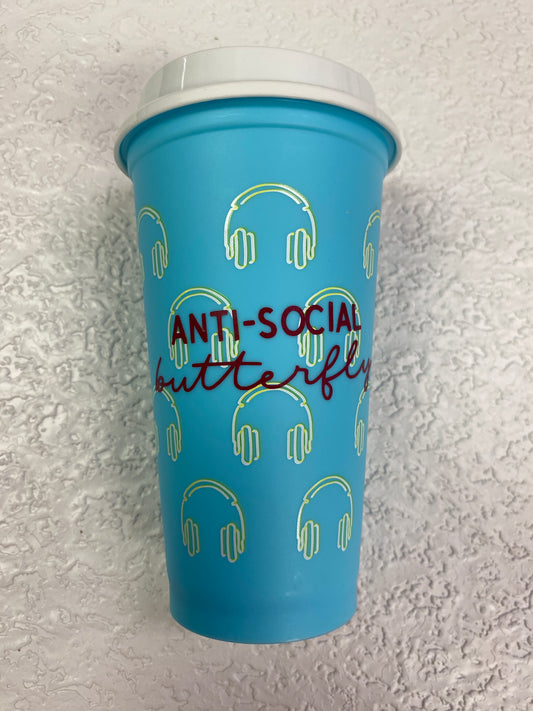 ANTI SOCIAL BLUE CUP