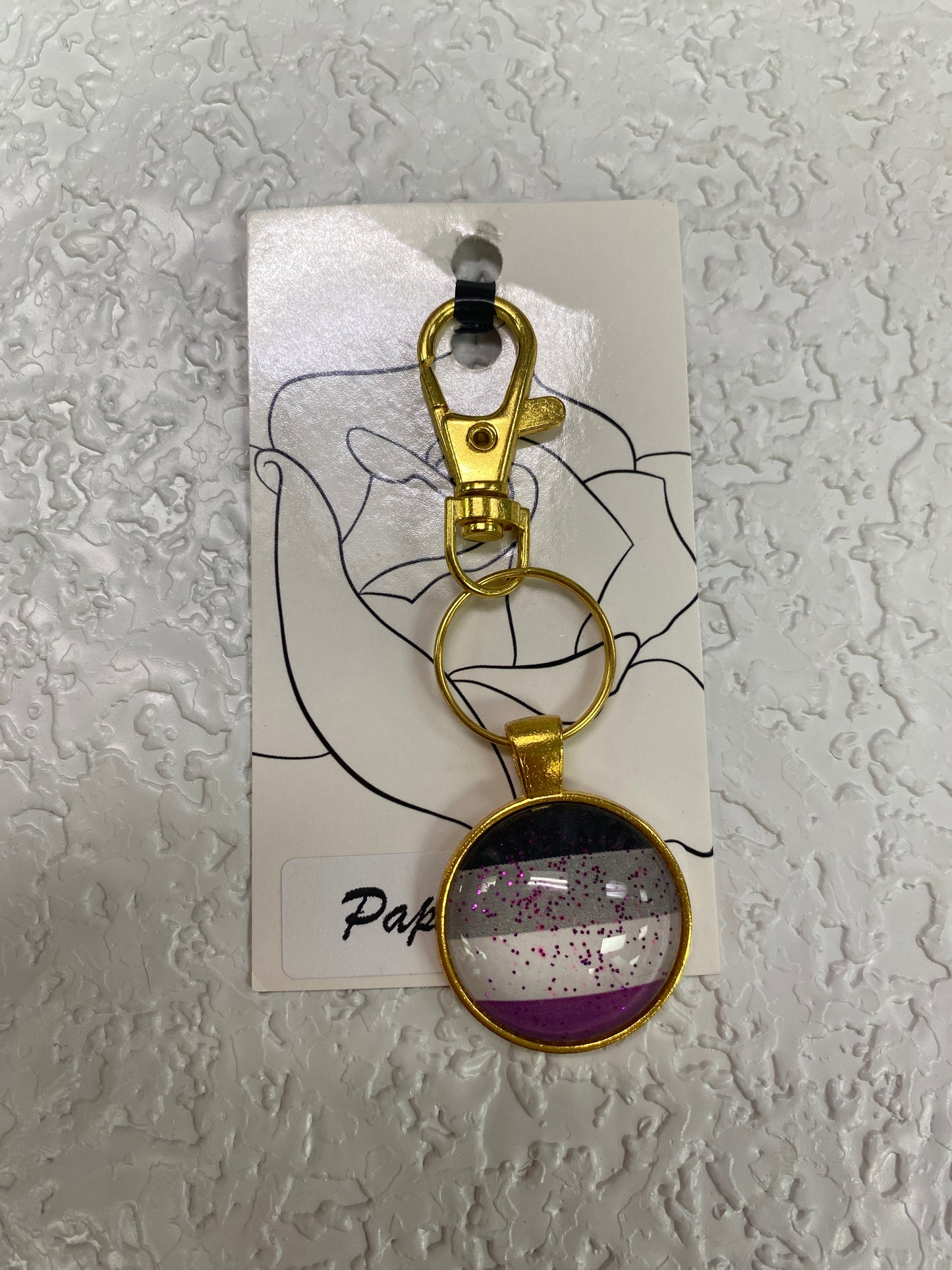 GOLD PRIDE KEYCHAIN