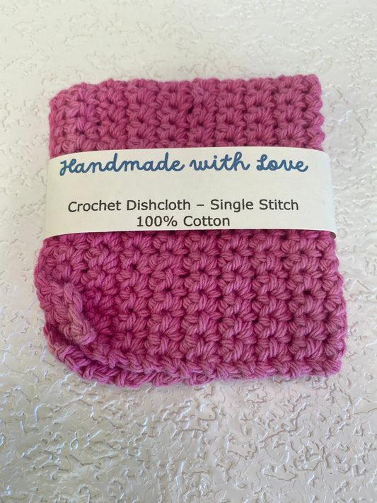 DISHCLOTH FUSHIA