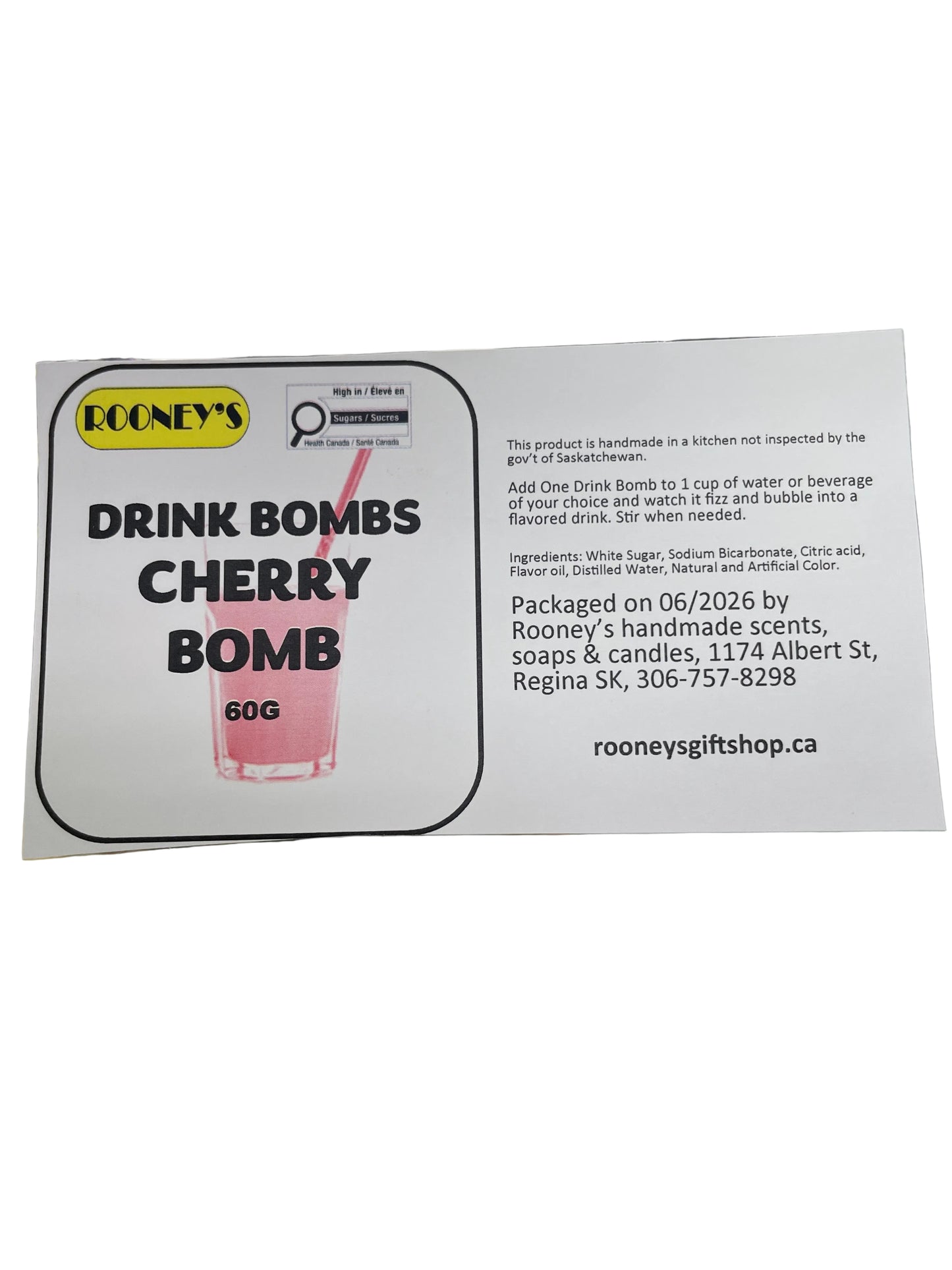 DRINK BOMBS CHERRY BOMB 2 PACK