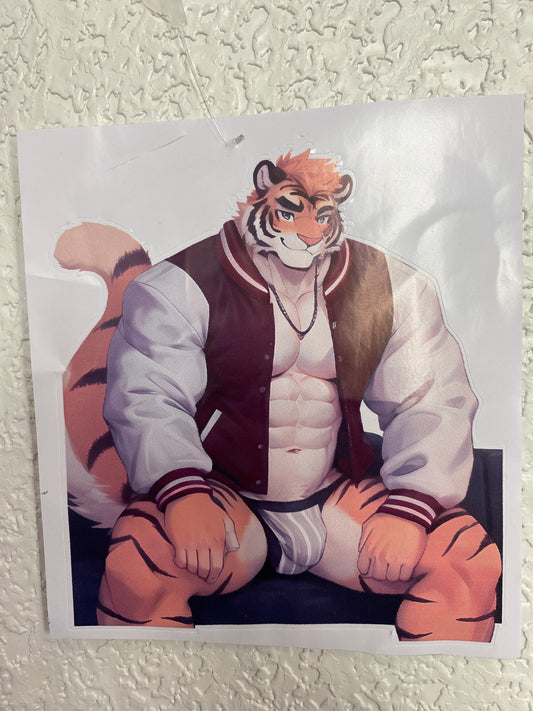 ANIME ORC TIGER VINYL STICKER