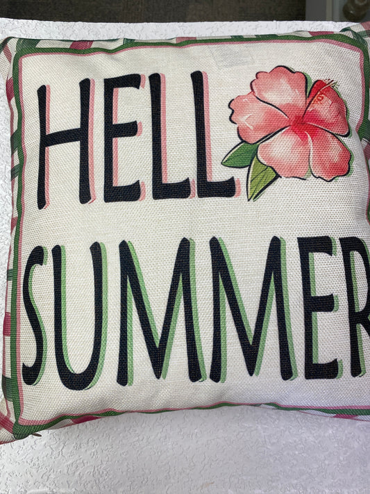 SUMMER TIME THROW PILLOW