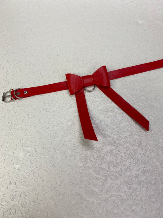 RED VINTAGE SEXY BOWKNOT CHOKER