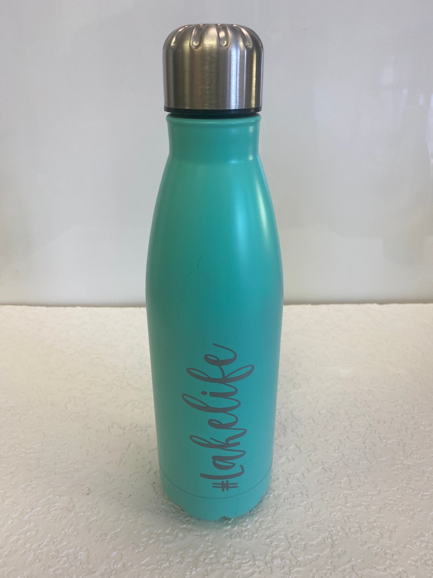 METAL LIGHT BLUE LAKELIFE WATER BOTTLE
