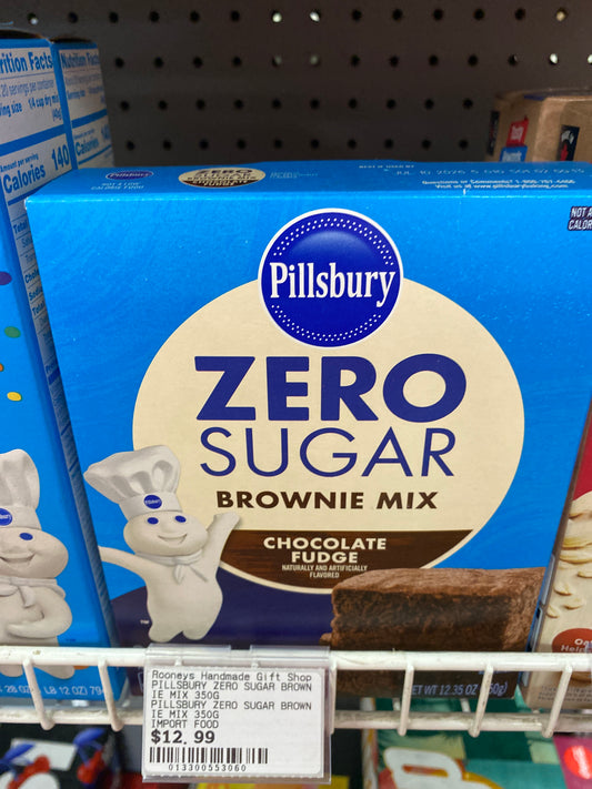 PILLSBURY ZERO SUGAR BROWNIE MIX 350G