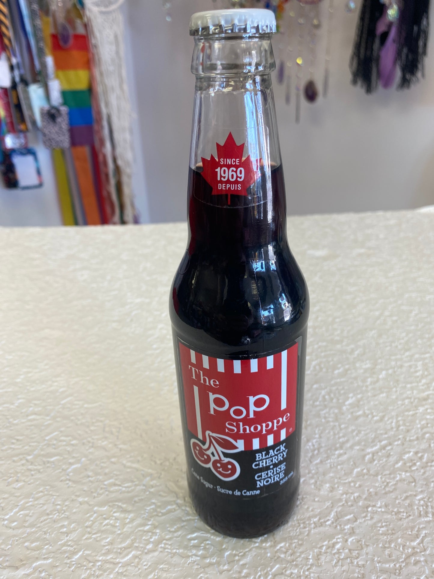 THE POP SHOPPE BLACK CHERRY BOTTLE