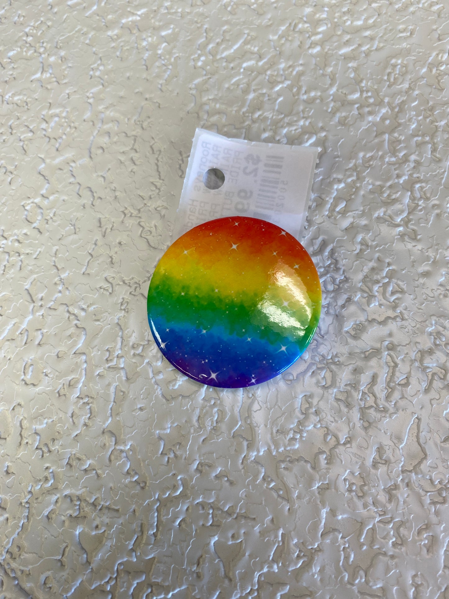 RAINBOW PRIDE STARY BUTTON