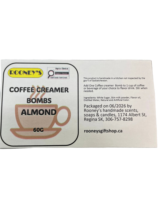 COFFEE CREAMER BOMBS ALMOND 2 PACK
