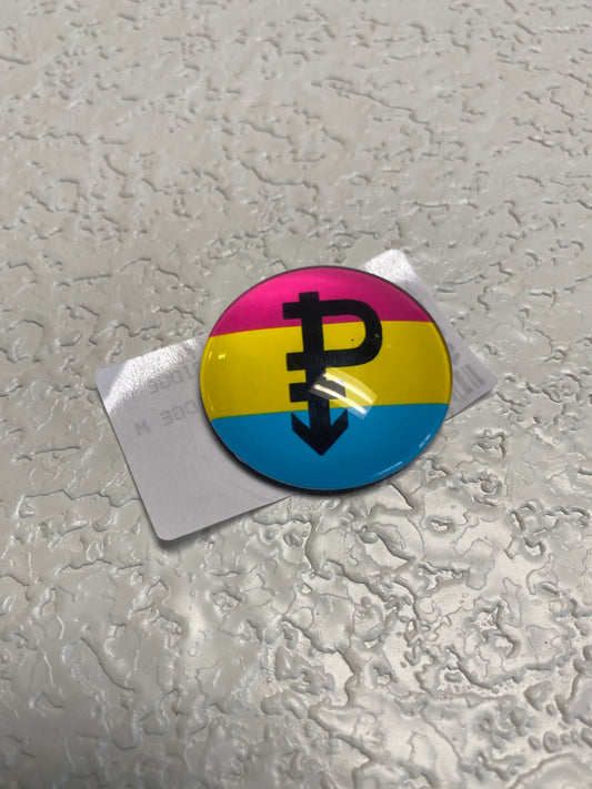 PAN SEXUAL SYMBOL FRIDGE MAGNET