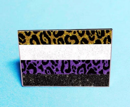 NON BINARY LEPORD PRINT PIN