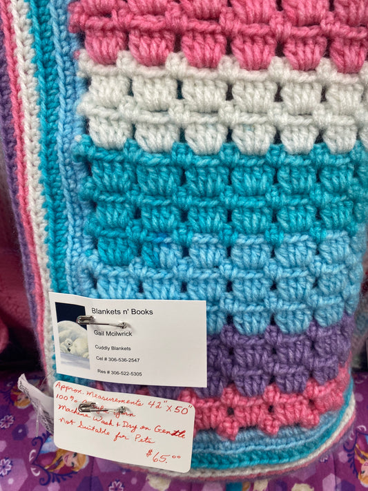 COTTON CANDY KNIT BLANKET