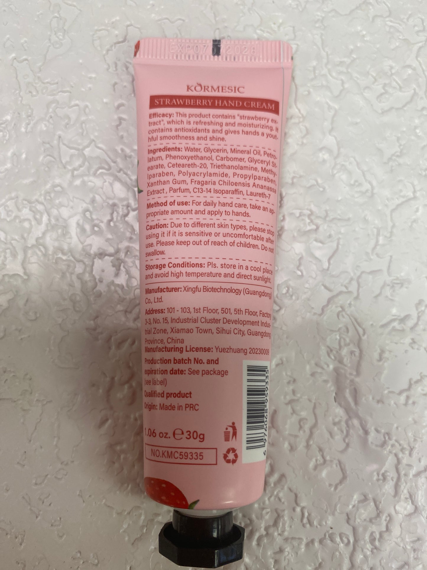 HAND CREAM STRAWBERRY