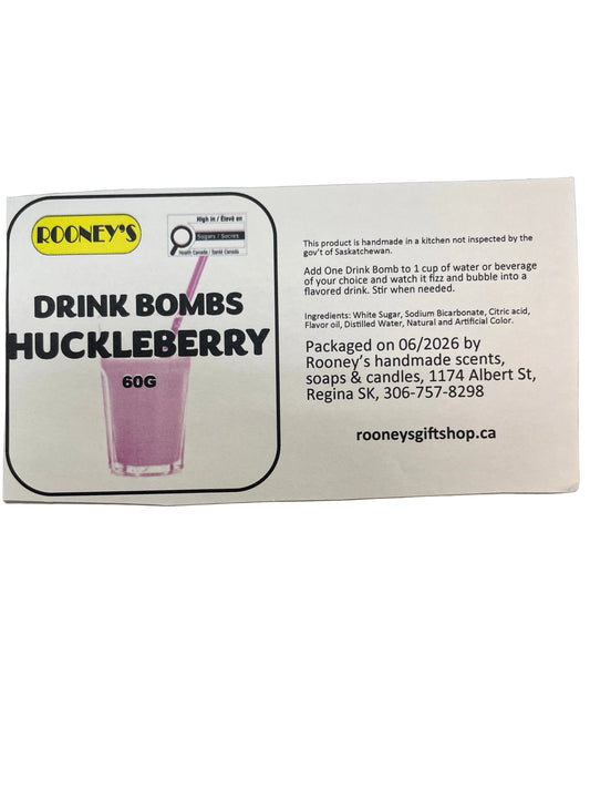 DRINK BOMBS HUCKLEBERRY 2 PACK