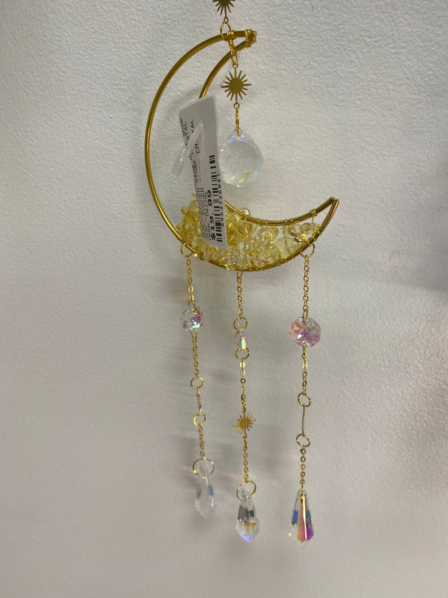 YELLOW STONE MOON SUN CATCHER
