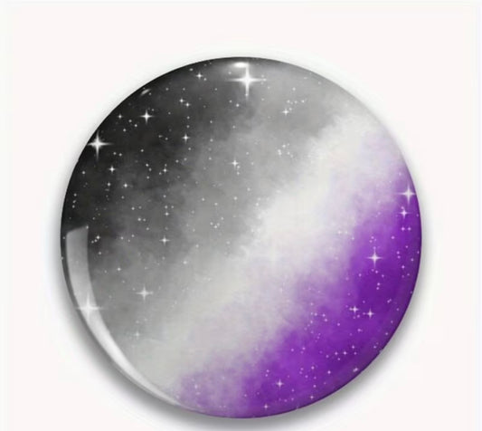ASEXUAL STARY SKY BUTTON
