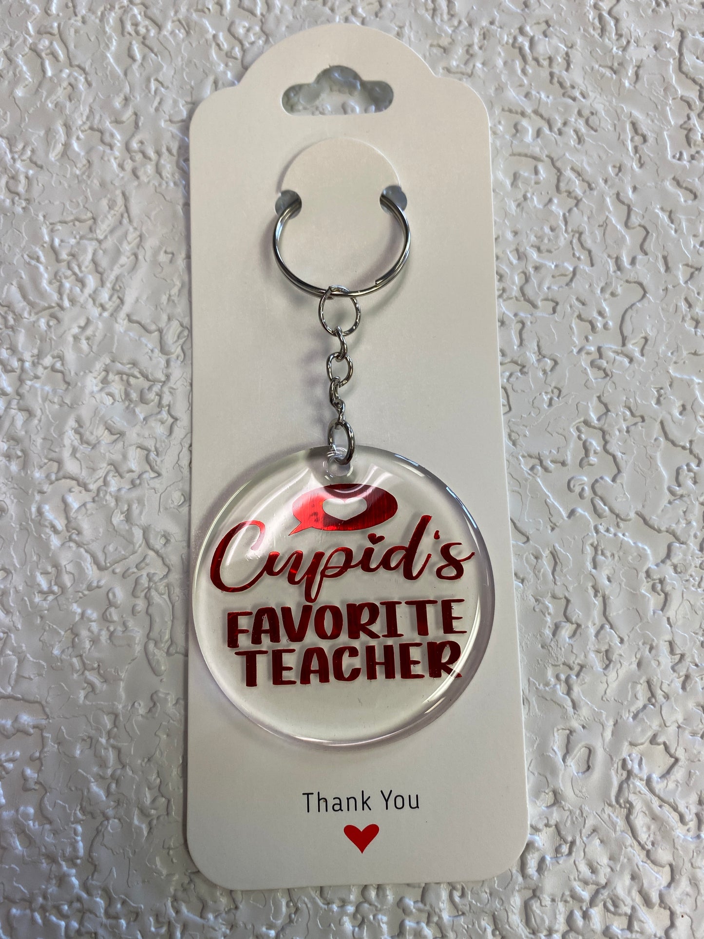 KEYCHAINS CUPID FAV TEACHER