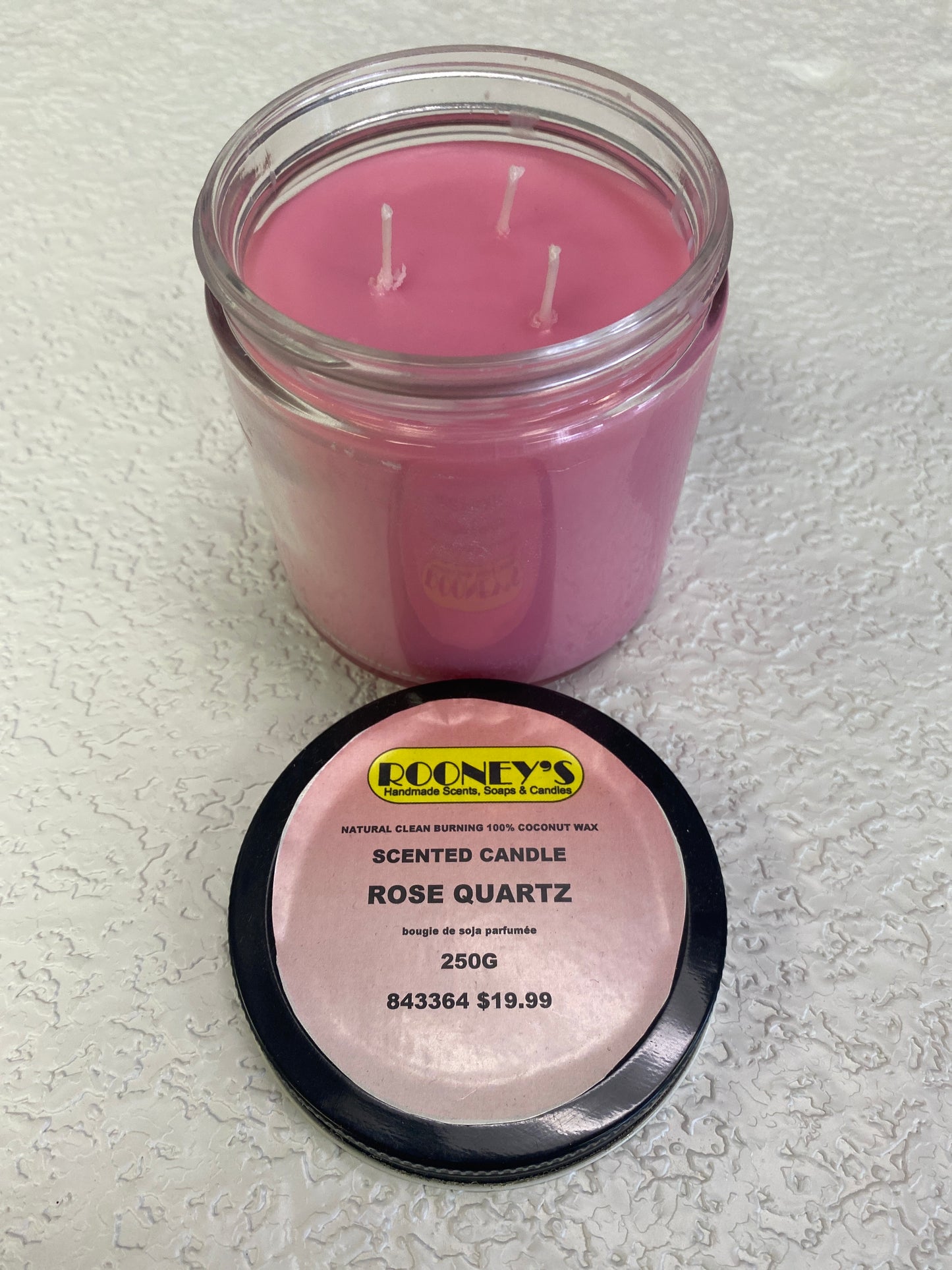 ROSE QUARTZ CANDLE 250G