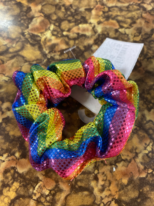 SPARKLE RAINBOW SCRUNCHIE