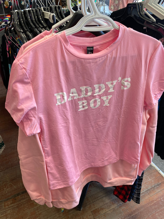 PINK DADDYS BOY SHIRT LARGE