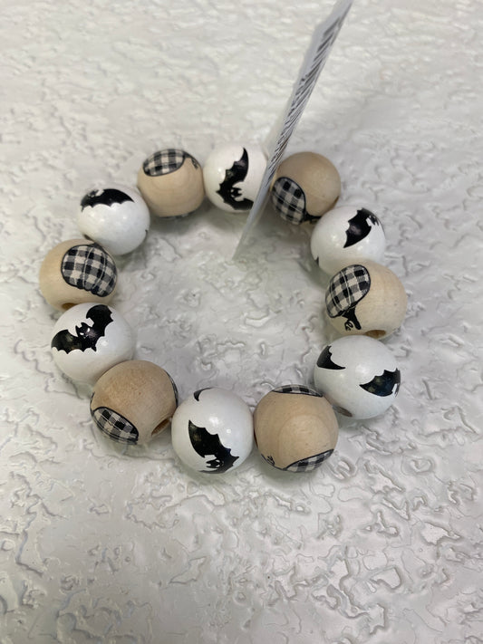 BAT & PUMPKIN PLAID BRACELET