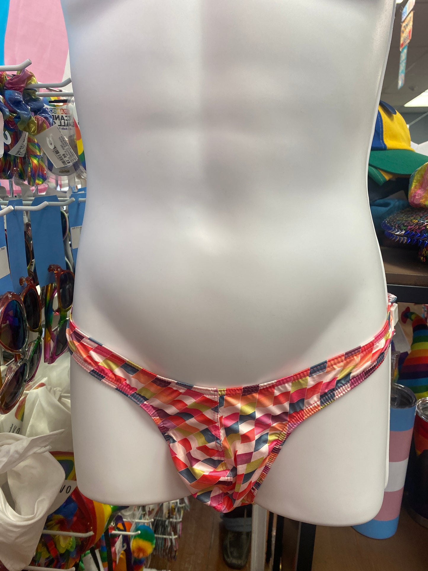 MENS RED PINK MIX UNDERWEAR