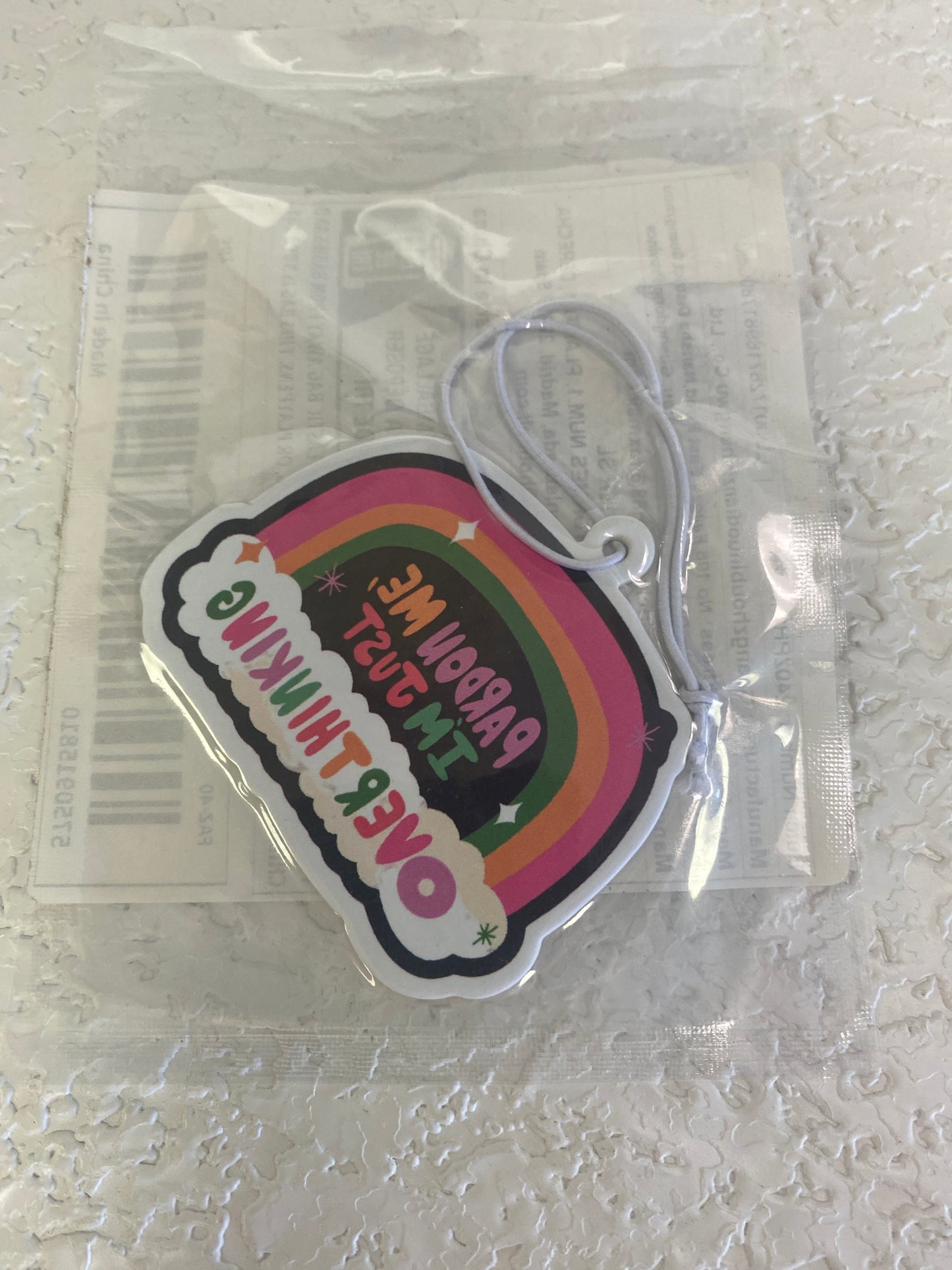 OVER THINKING AIR FRESHNER