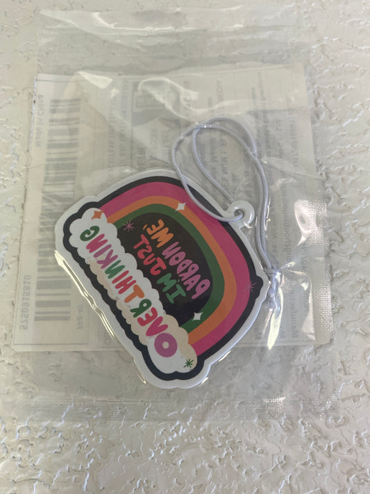 OVER THINKING AIR FRESHNER