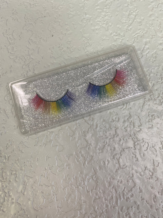 EYE LASHES RAINBOW