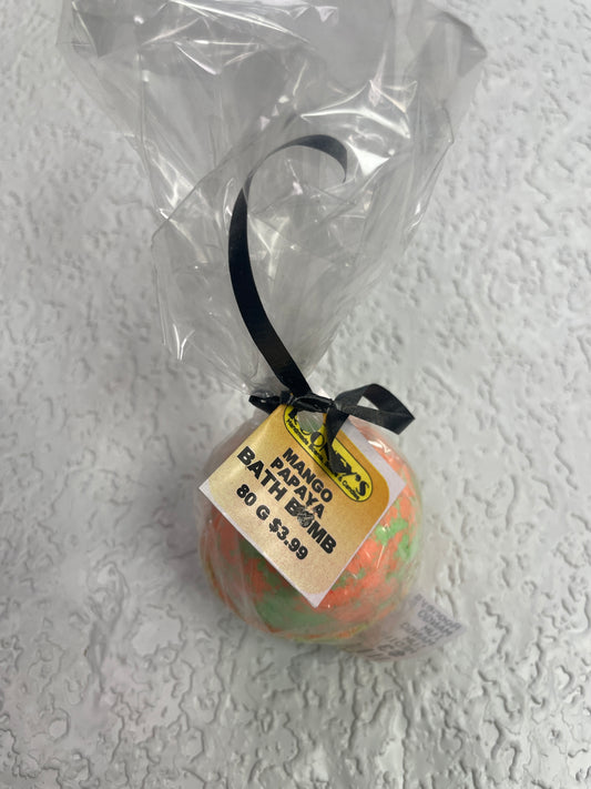 BATH BOMB MANGO PAPAYA  MEDIUM