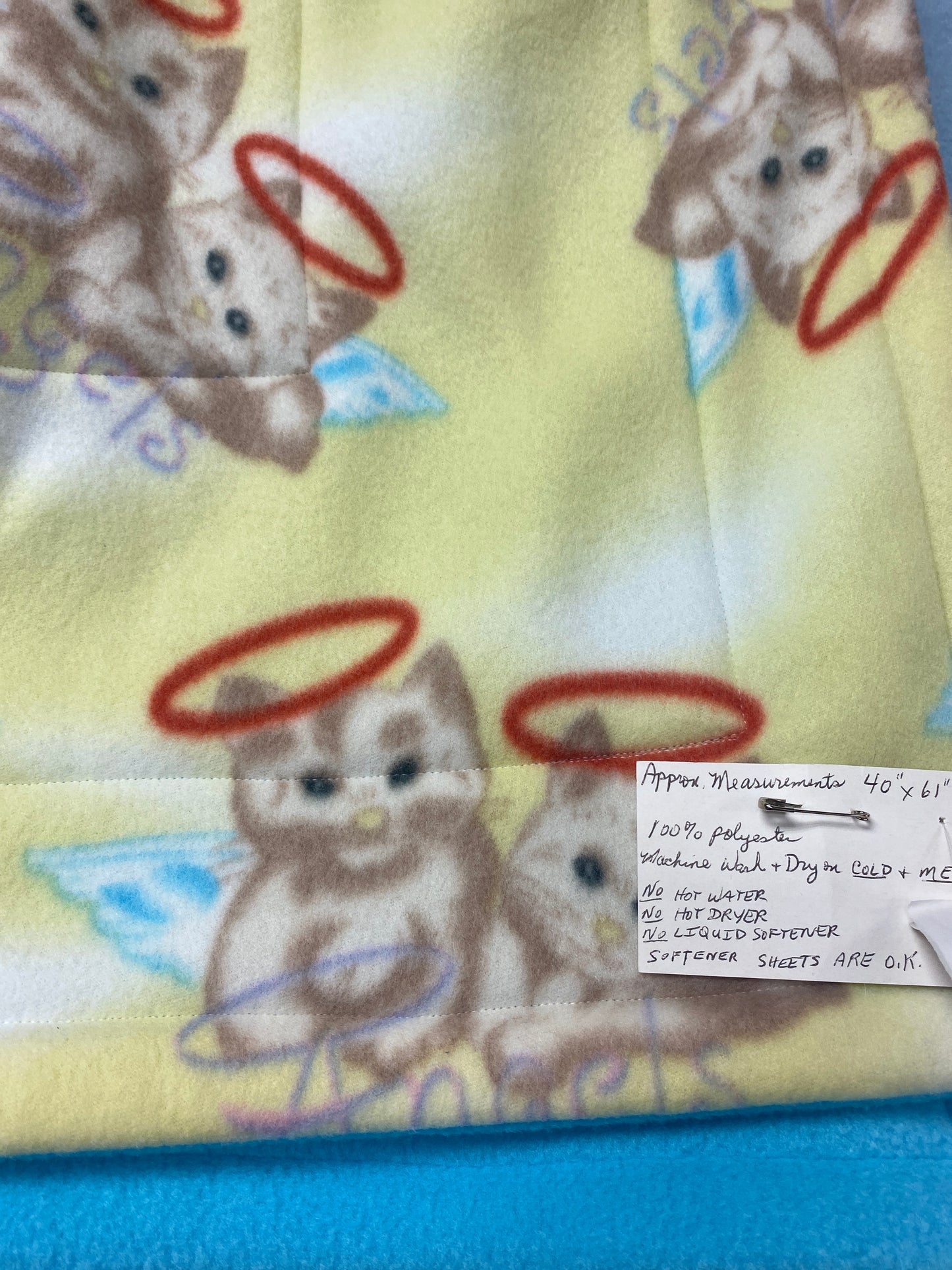 ANGEL KITTIES FLEECE BLANKET