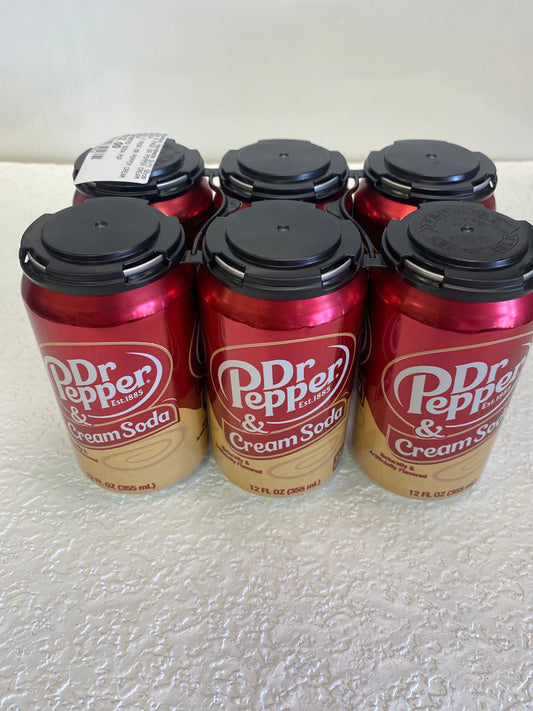 USA 6 PACK DR PEPPER CREAM SODA