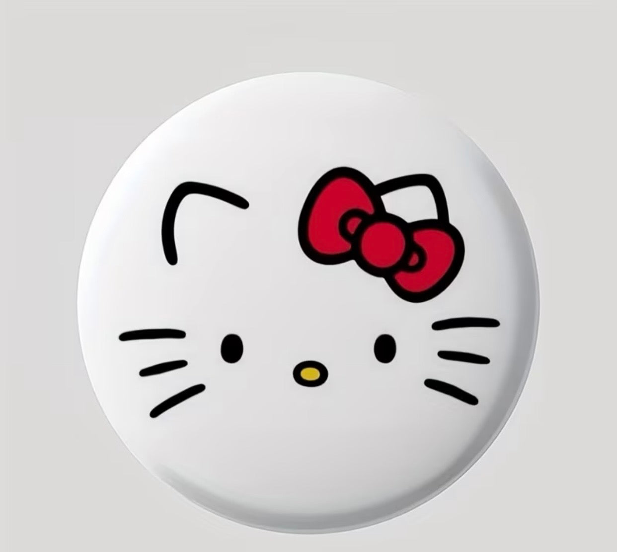 HELLO KITTY WHITE BUTTON