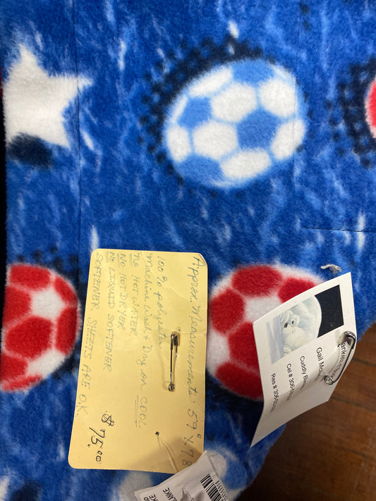 SOCCOR STARS FLEECE BLANKET