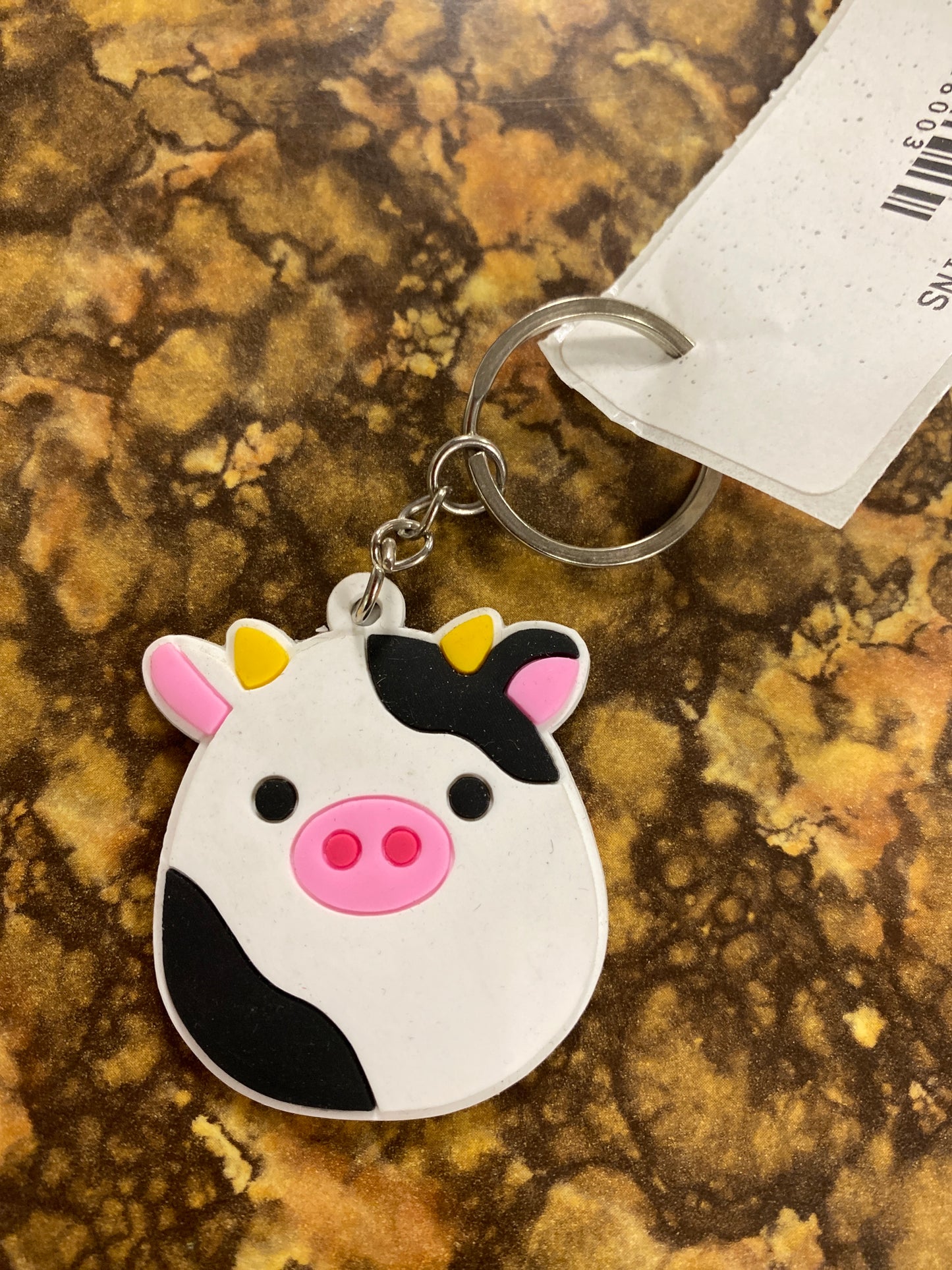 BLACK COW KEYCHAIN