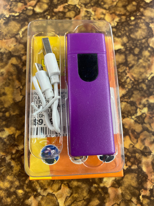 DURABLE ABS FLAMELESS LIGHTER PURPLE