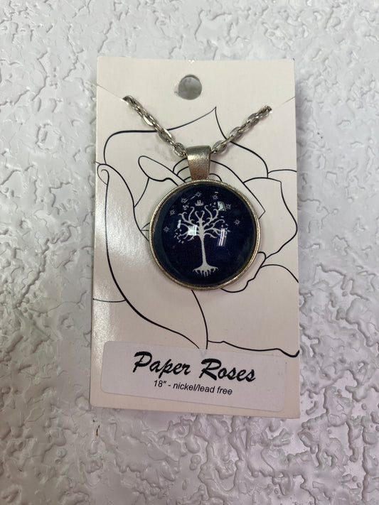TREE SILVER NECKLACE