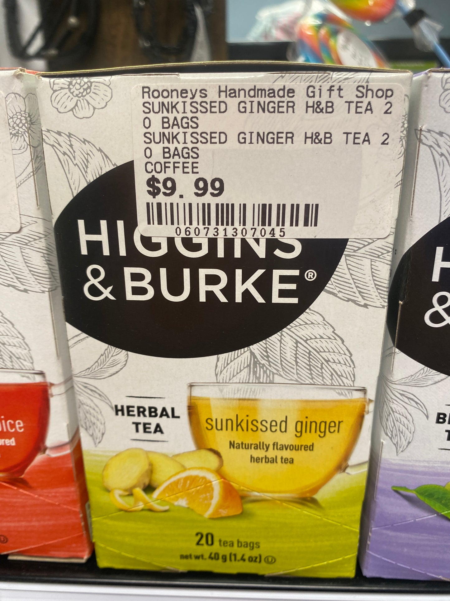 SUNKISSED GINGER H&B TEA 20 BAGS