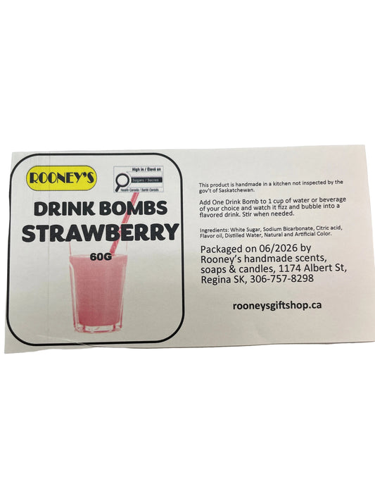DRINK BOMBS STRAWBERRY 2 PACK