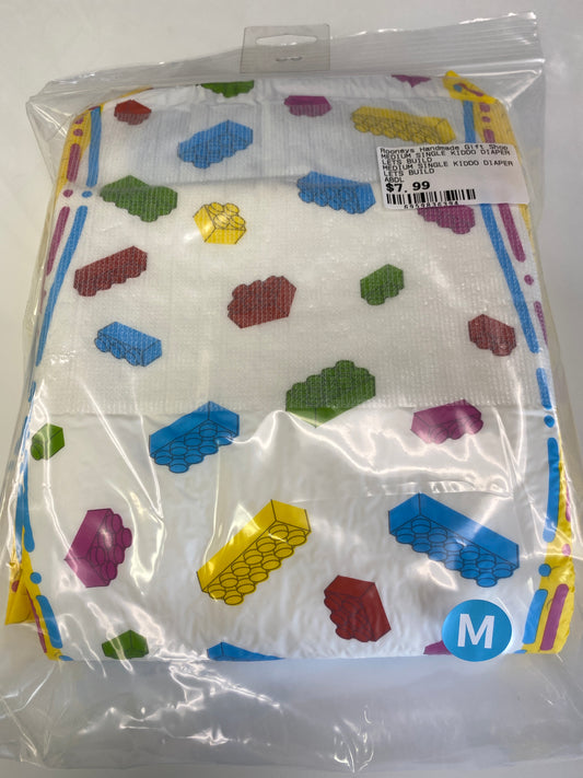 MEDIUM SINGLE KIDDO DIAPER LETS BUILD