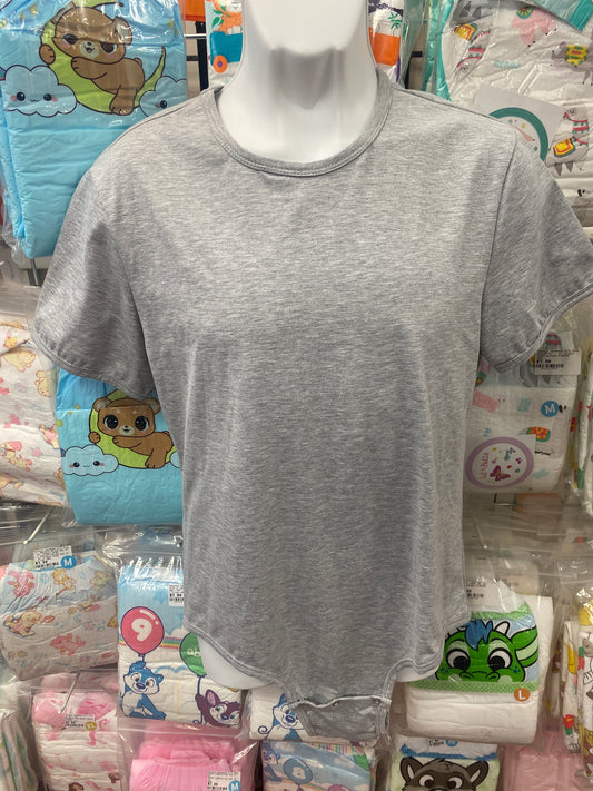 GREY ADULT ROMPER