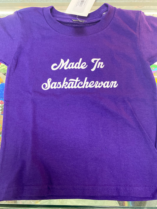 PURPLE MADE IN SASK TODDLER SIZE 3T
