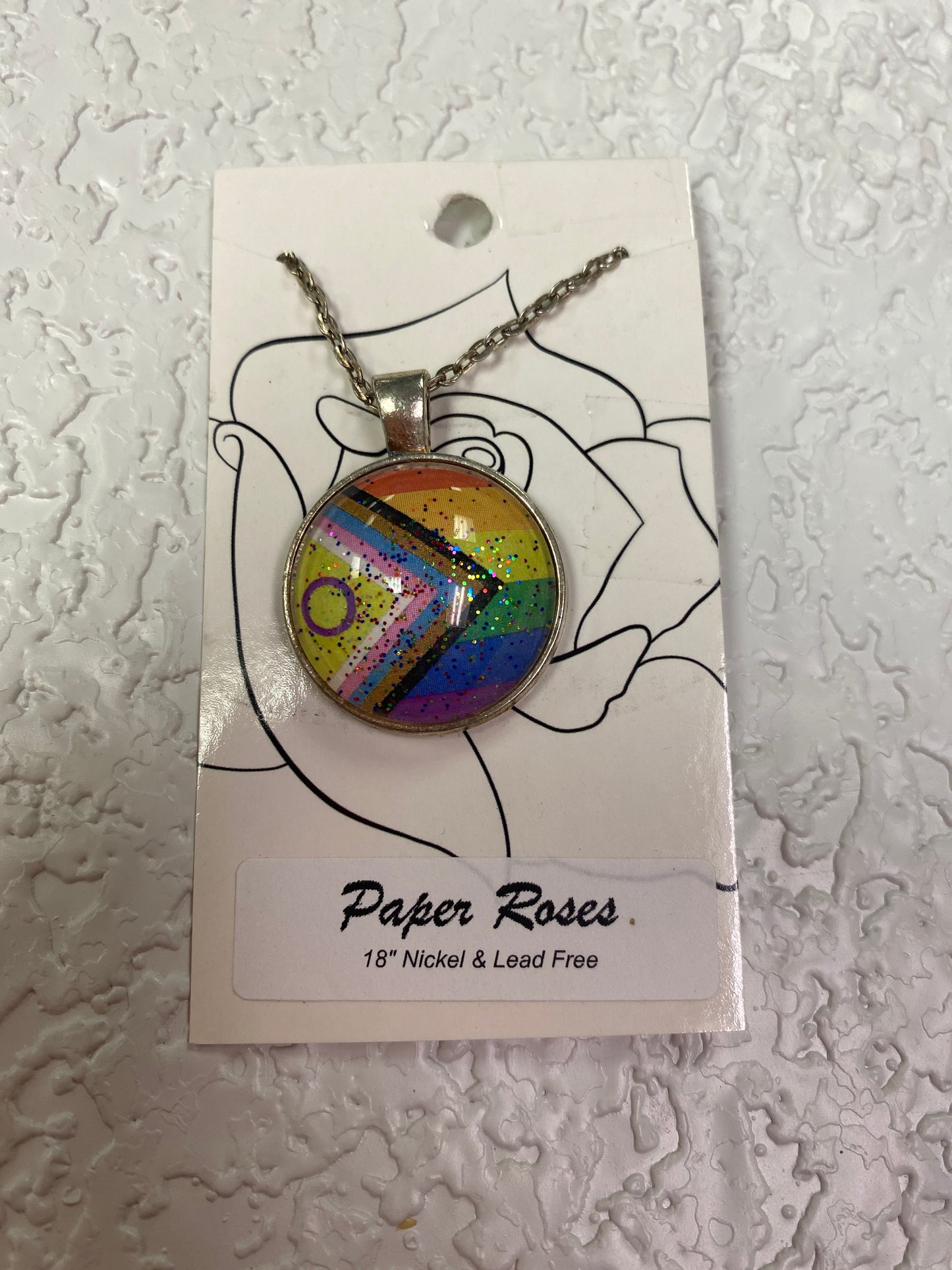 PROGRESS GLITTER PRIDE NECKLACE
