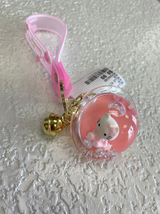 HELLO KITTY MILK TEA KEYCHAIN