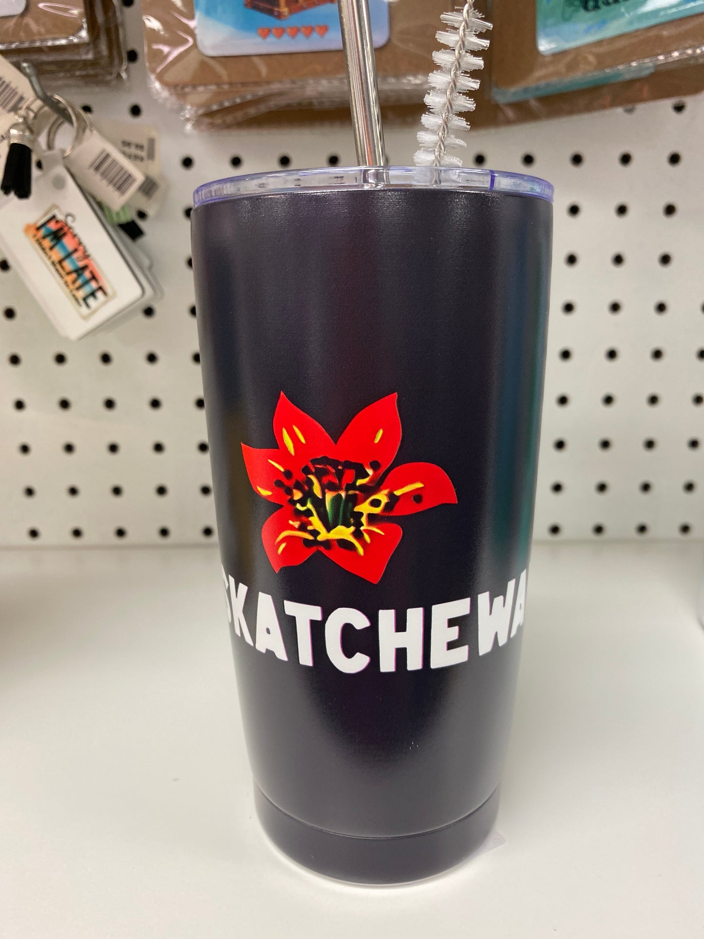 20OZ SASK LILY BLACK CUP