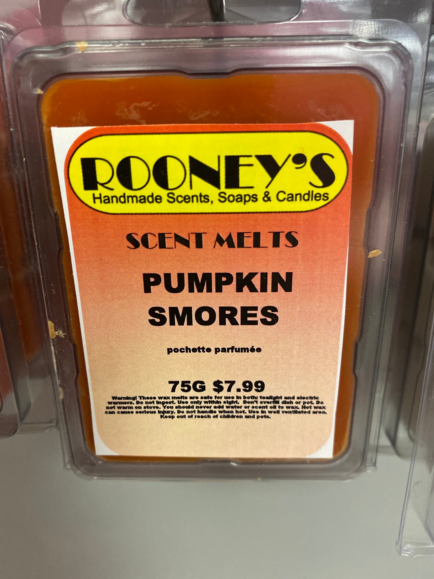 PUMPKIN SMORES SCENT MELTS