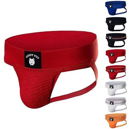 GRUFF PUP RED QUARTERBACK JOCK