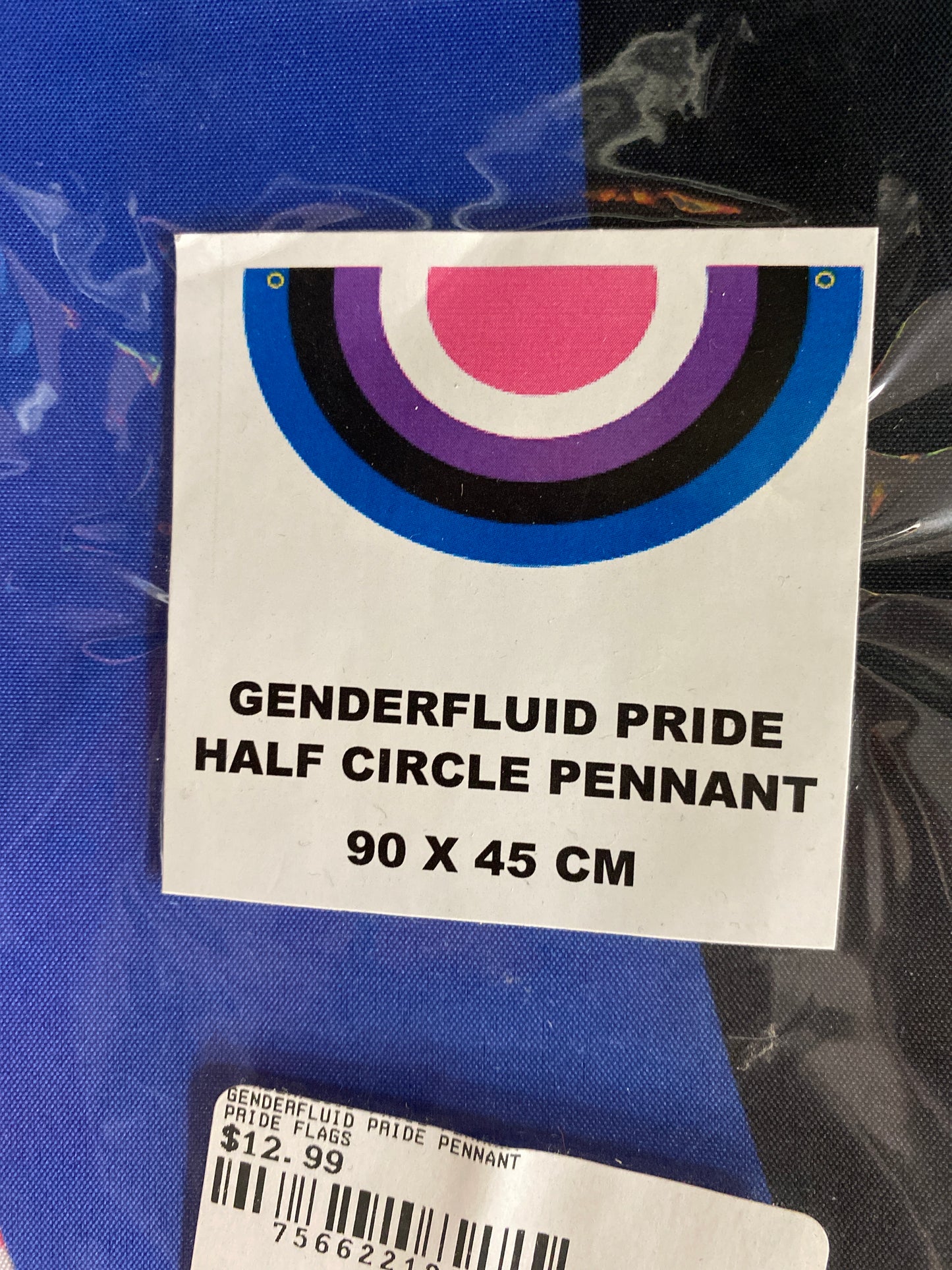 GENDERFLUID PRIDE PENNANT
