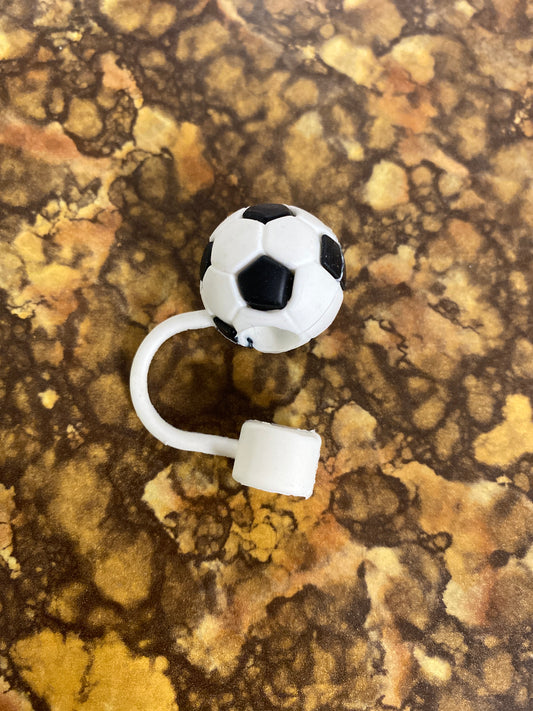 SOCCER BALL STRAW COVER