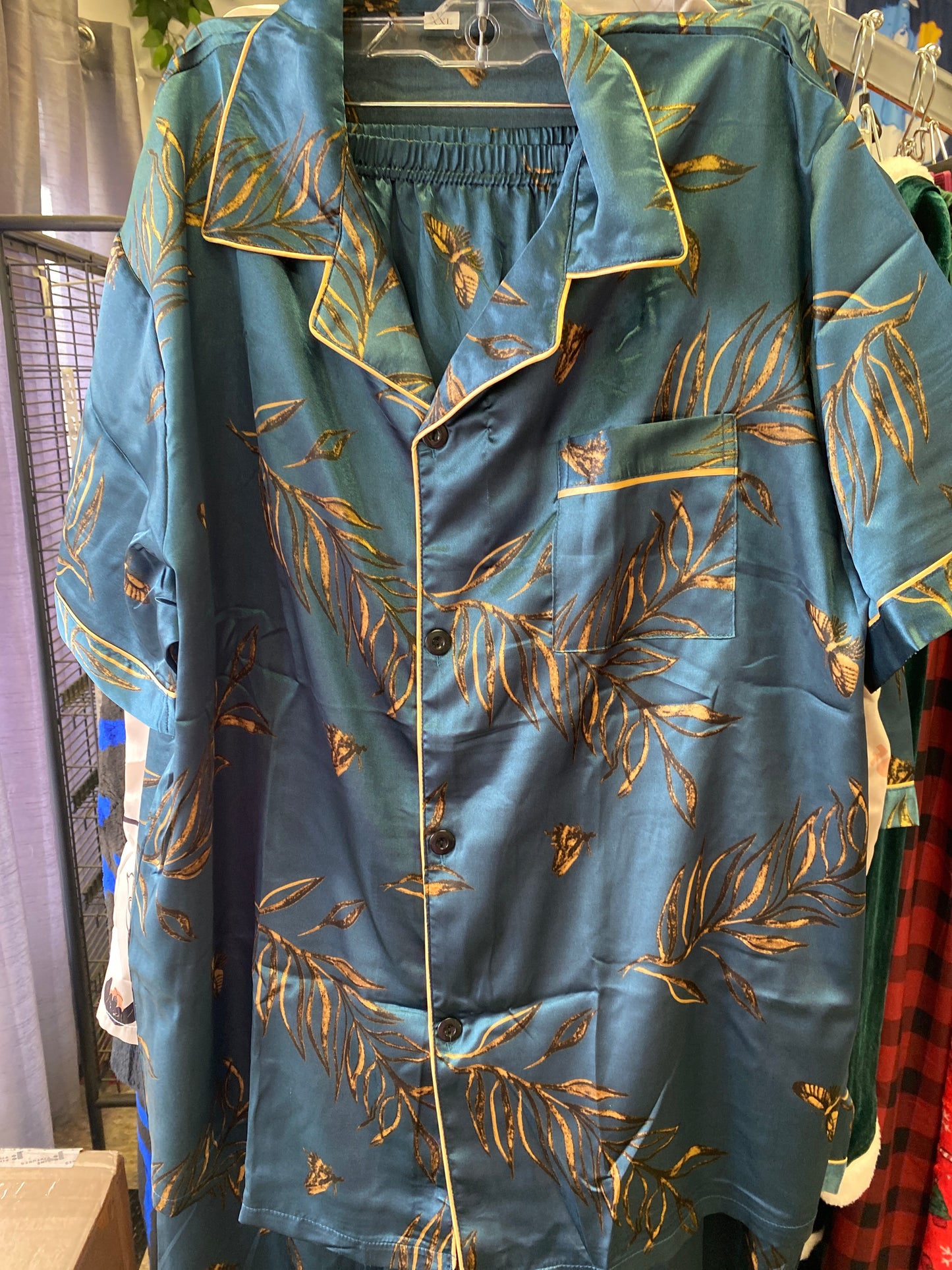 PAJAMA CASUAL 2PC NAVY BLUE XXL